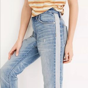 Excellent Condition Tux Stripe Madewell Jeans